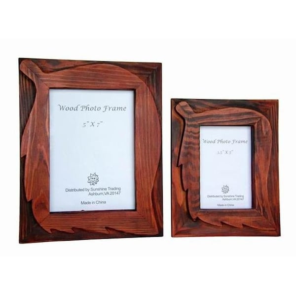 Sunshine Trading ST-10-7 Handmade Wood Photo Frame - 5 x 7 Inch ST-10-7 - main